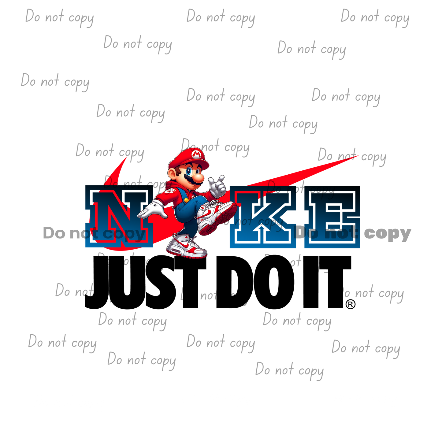 Mario Nike digital file