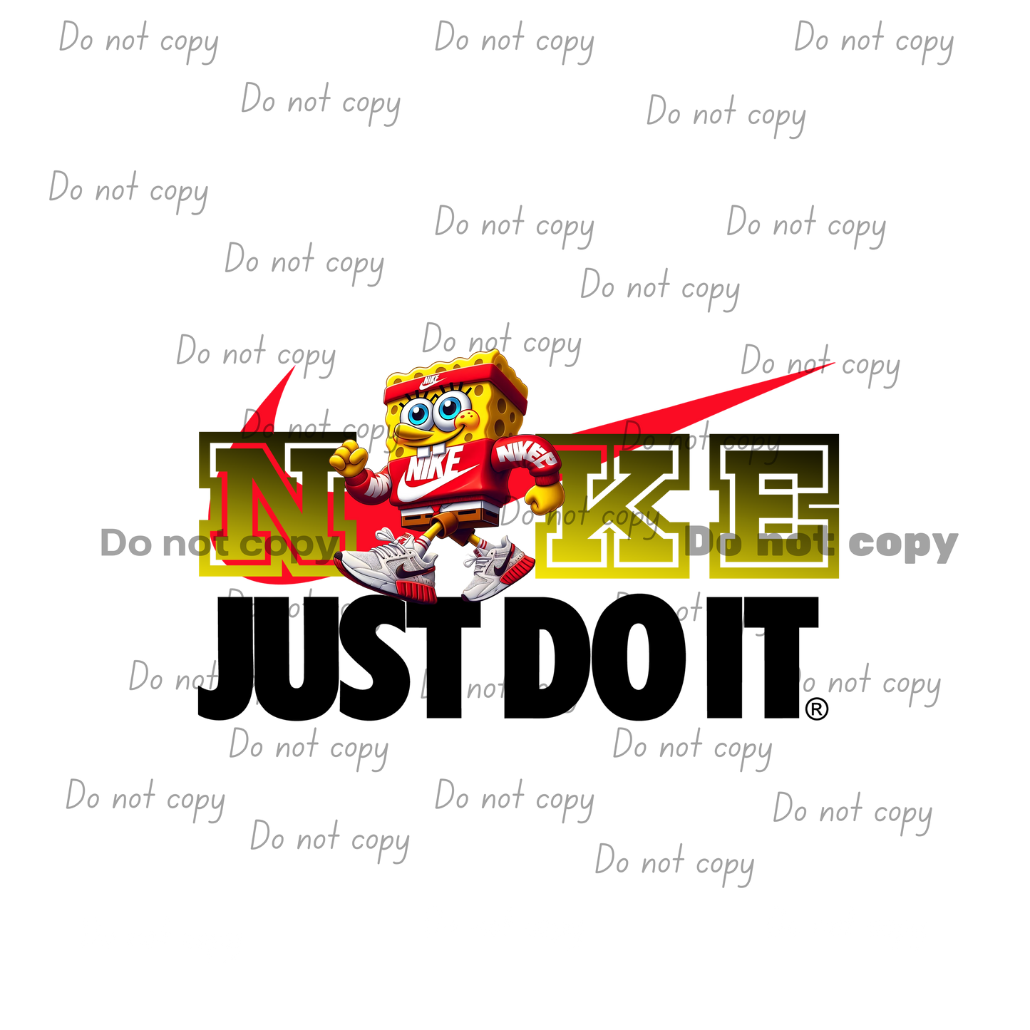 Sponge bob Nike digital file