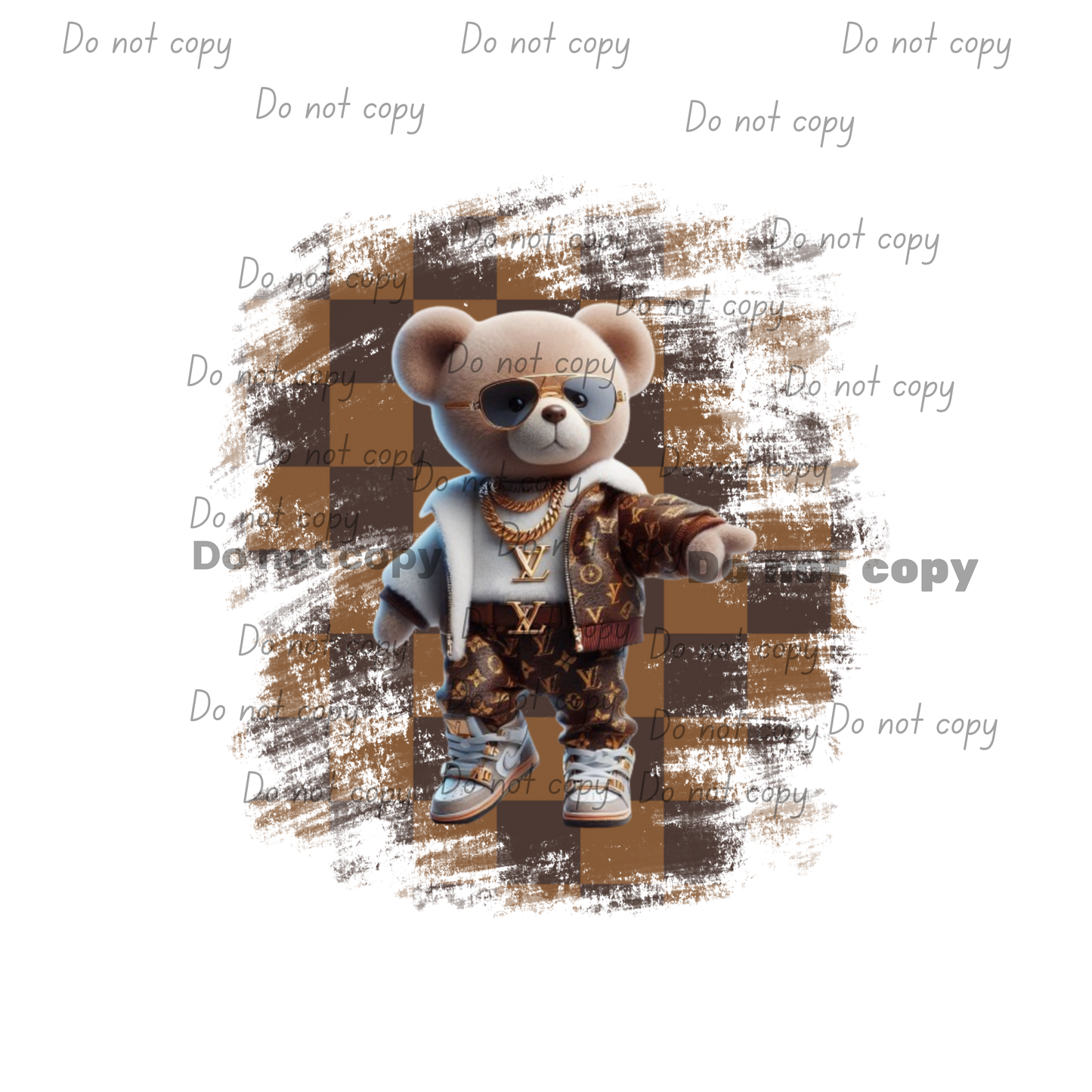 LV brown bear digital file