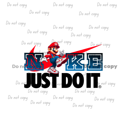 Mario Nike digital file