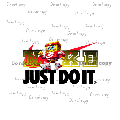 Sponge bob Nike digital file